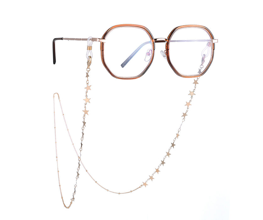 Gold Stars Glasses Chain/ Mask Chain