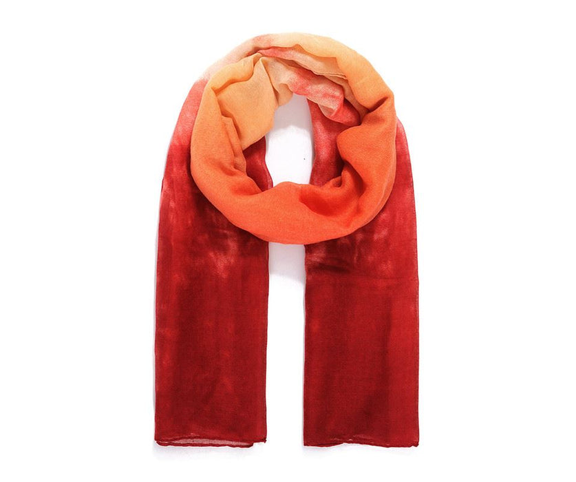 Red orange hot sale scarf