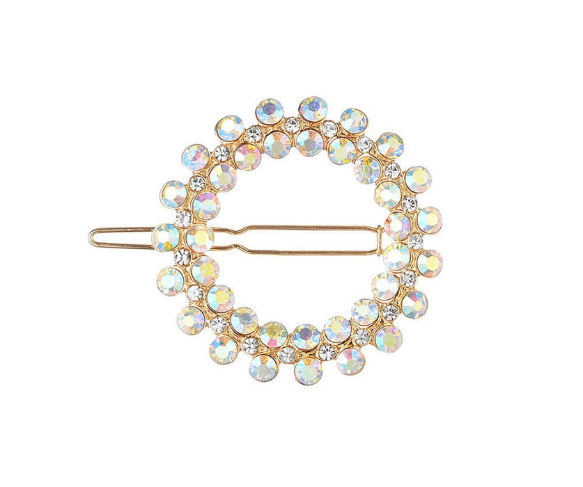 Iridescence Circle Hair Clip